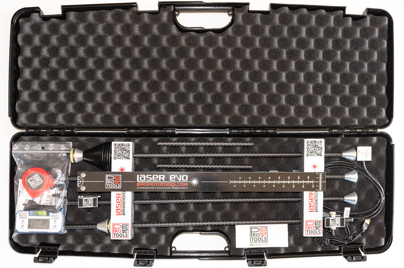 LaserEVO PC motorcycle frame measurement system – ProMotoTools